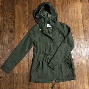 Green Utility Jacket NWOT